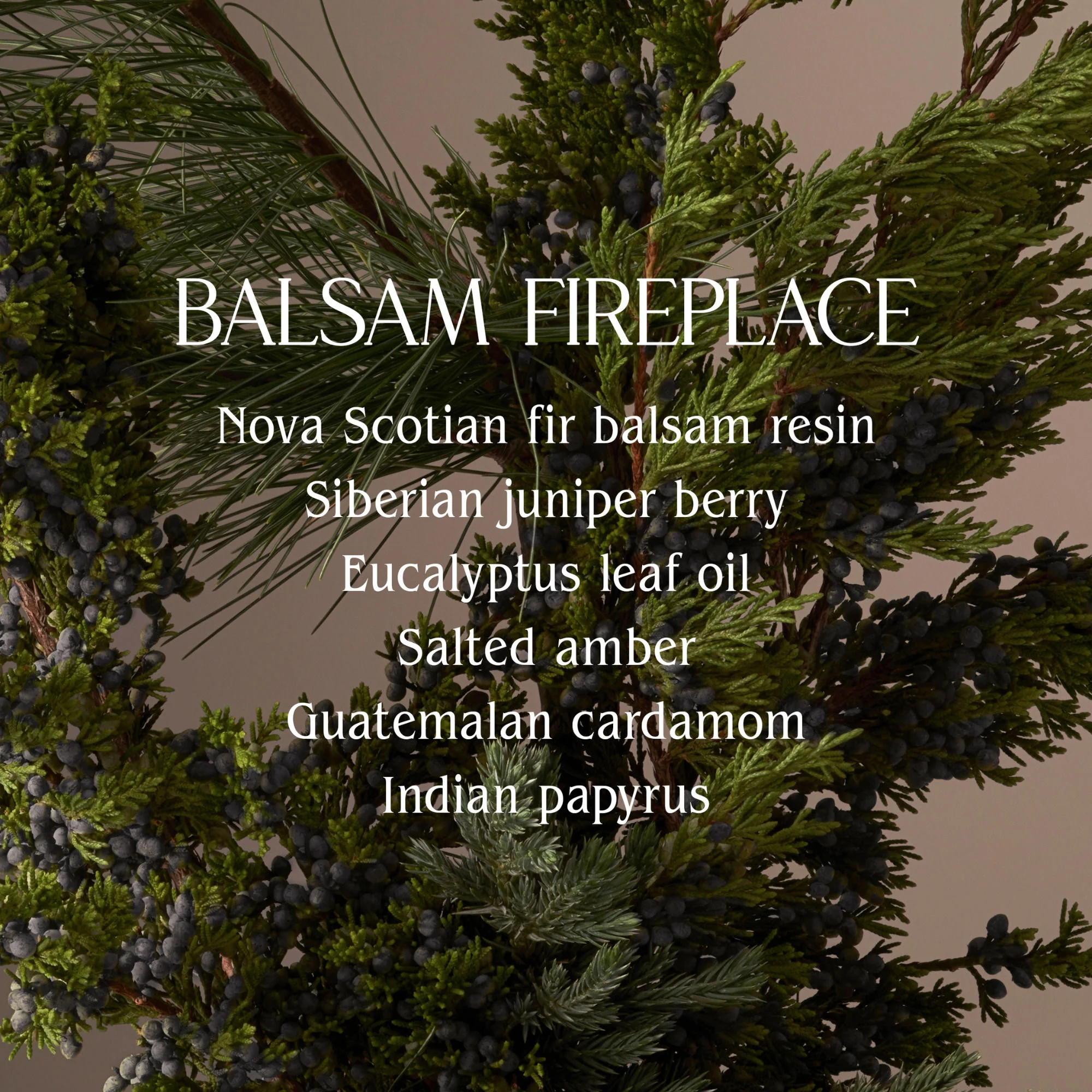 Balsam Fireplace Candle (Limited Edition)