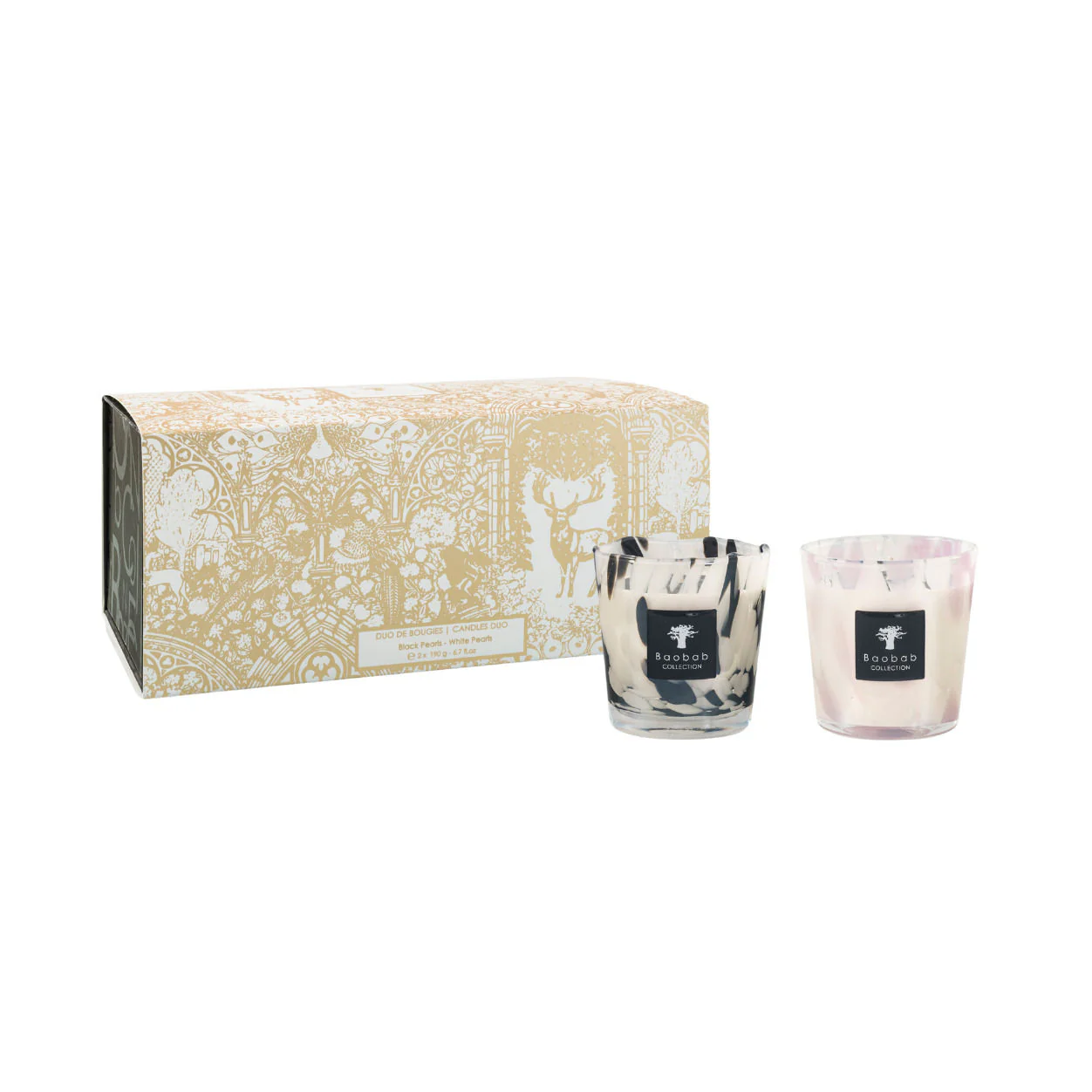 Black & White Pearls Candle Duo (Limited Edition)